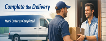 ExusTrans’te taşıma tamamlandıktan sonra teslimatın tamamlandığını onaylayan bireysel kullanıcı